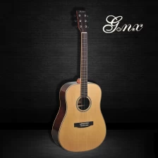 China From China Musical instruments manufacture solid spruce acoustic guitars manufacturer