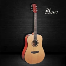 porcelana 2017 Rotas YF-417NS Guitarra acústica de guitarra acústica popular fabricante