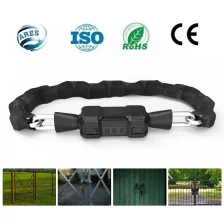 China IP67 Waterproof Gate Chain Lock with Bluetooth & RFID manufacturer