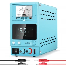 China DC Power Supply Variable: 15V 3A Adjustable Switching Regulated LED Display 5V/2A USB Port Test Lead Output & Input Power Cord Bench Lab Power Supplies manufacturer