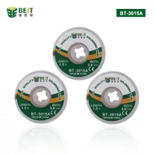 중국 BST-3015A 납땜 제거 브레이드 솔더 리무버 서커 플럭스 땜 납땜 케이블 와이어 수리 도구와 독특한 무 세척 플럭스 FULI 제조업체