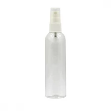 China 100ML Boston Round Clear Spray Bottle manufacturer