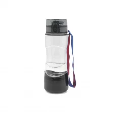 China New Plastic Water Bottle With Pill Box manufacturer