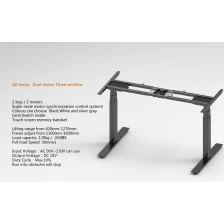 China China Hot Sale Electric Height Adjustable Desk Frame Sit Stand Desk Height Adjustable  Desk manufacturer