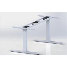 China height adjustable desk from Conset this sit stand desk is electric manufacturer
