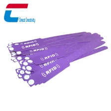 China 13.56mhz Disposable RFID Paper Wristbands For Events manufacturer
