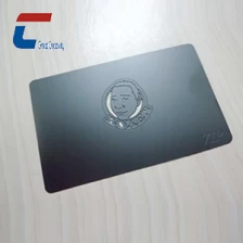 China Black metal cartões VIP fabricante