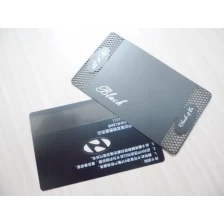 Chine Acier inoxydable noir métal Cartes de visite fabricant