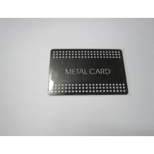 porcelana Personalizar la tarjeta Negro metal fabricante