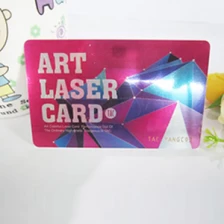 China Read-Write RFID art laser card of high quality manufacturer