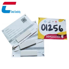 China Wholesale Customized UHF RFID Marathon Bib Tag for Sports Event Timing manufacturer