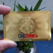 China alta qualidade cartão de visita do metal personalizado fabricante