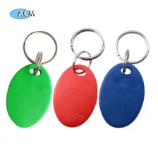 China ACM-ABS005 ABS Keychain Full Color printing RFID keychain manufacturer