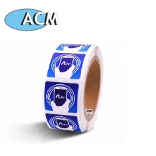 porcelana Etiqueta autoadhesiva NFC del pegamento fuerte 13.56MHz ISO 14443A del precio barato fabricante