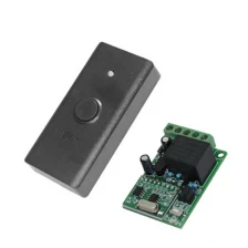 중국 Dry contact Control 433MHz Rolling Code Technology Wireless Exit Button Easy installation by 3M stickers 제조업체