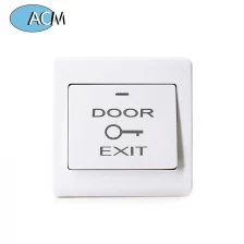 China Electronic Square Plasitc Door Release Flush Mounted Exit Push Button Door Access Release Open Switch manufacturer