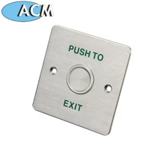 China Hot Sale Stainless Steel Piezoelectric IP68 Waterproof Exit Push Button manufacturer