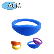 China Hot Selling Membership Management Colorful Promotional Customized Reusable Wristband 125khz ID wristband manufacturer
