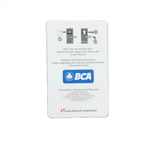الصين RFID الذكية 13.56 ميجا هرتز ISO14443A بطاقة فارغة أبيض غرفة غرفة مفتاح بطاقة الصانع