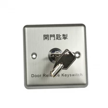 China Stainless Steel Access Control Durable Electrical Key Lock Button Exit Push Switch manufacturer