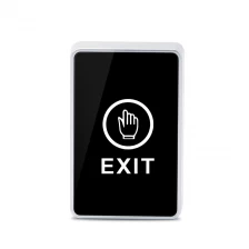 China Touch Contactl Infrared LED Exit Button Tempered Glass Exit Switch manufacturer