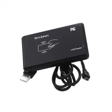 China USB-Dualfrequenz RFID-Näherungssensor-Karten-Desktop-Leser 125kHz 13.56MHz Smart Cards Reader Hersteller