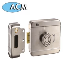 China electric circle door lock with keys both inside and outside the smart lock manufacturer