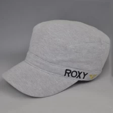 China 2 panels knitted fabric fitted military cap manufacturer