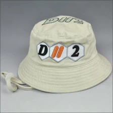 China 2013 3D embroidery bucket hats with adjustable string manufacturer