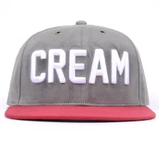 China 3D Embroidery suede Snapback Cap manufacturer