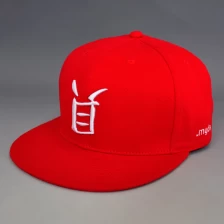 China Pulseira de couro bordado 3D snapback chapéus fabricante