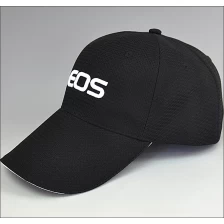 China Black baseball cap with 3D embroidery manufacturer