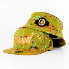 China Cheetah engraçado impressão snapback chapéus / cap fabricante