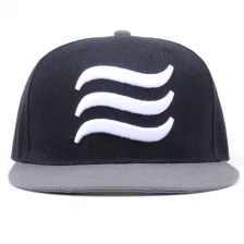 China Custom 3D Embroidery Wool Mixed Classical Snapback Cap manufacturer