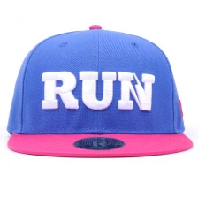 China Custom Various Colour Embroidery Snapback 3D Cap Hat manufacturer