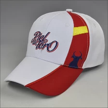 Cina Bianco personalizzato berretto da baseball splicing produttore