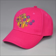 China Deeppink embroidery baseball cap manufacturer