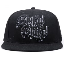 China Embroidery Snapback Hat Sports Cap with Flat Bill manufacturer