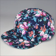 China Floral 5 panel hoed op maat fabrikant