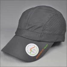China Lase holes dry fit sports cap manufacturer