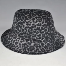 China Leopard pattern bucket hat manufacturer