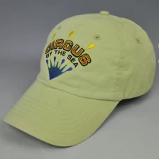 China Lightgreen embroidery washed cap manufacturer