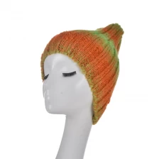 China Multicolor plain blank winter beanies hats manufacturer