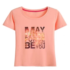 Chine Summer Women manches courtes Créwneck T-shirt fabricant