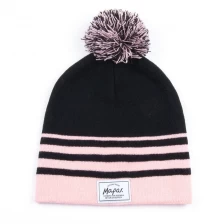 China Women's 100% Cashmere Knitted Beanie manufacturer