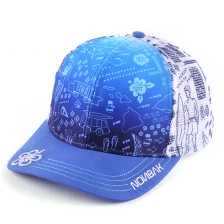 porcelana todo el logotipo de impresión gorras de camionero de béisbol diseño fabricante