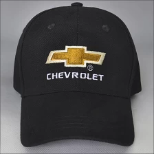 China zwarte Chevrolet baseball cap met logo geborduurd fabrikant
