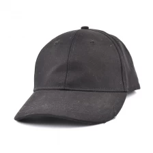 porcelana gorra de béisbol en blanco negro sombreros deportivos personalizados fabricante