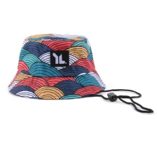 China bucket hat with string, custom bucket hats wholesale manufacturer