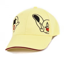 Chine logo de broderie de dessin animé casquette de baseball personnalisé fabricant